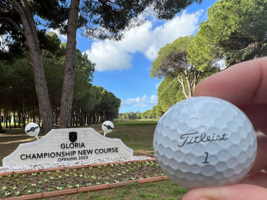 Mit TopBall im Gloria Golfclub (Belek, Türkei)
