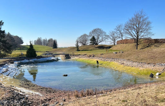 Golfbälle tauchen mit Topball beim Golfclub Blumisberg