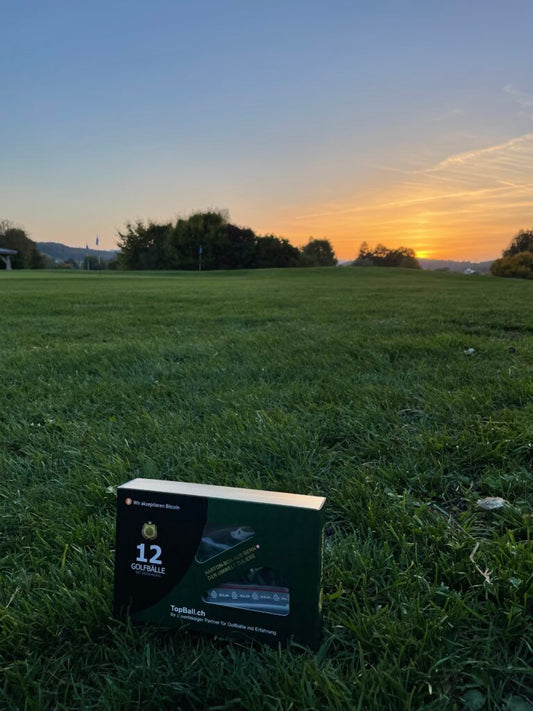TopBall verteilt Holztees im Golfpark Otelfingen