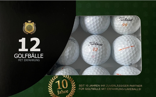 Titleist Velocity Visi-White Golfbälle / Lakeballs