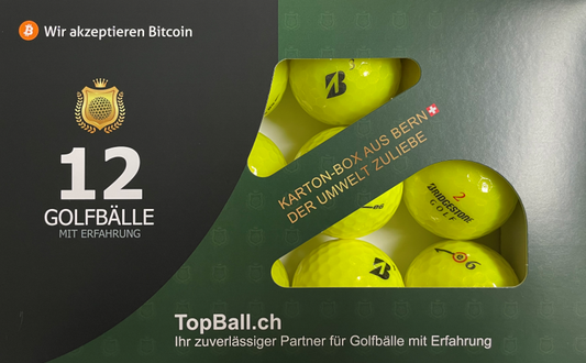 Farbige Bridgestone E6 Golfbälle sind ab sofort bei uns im Shop erhältlich.