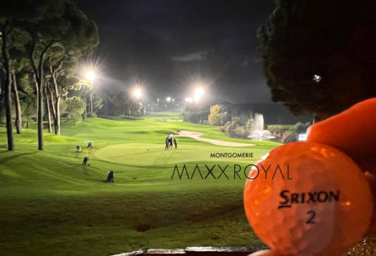 Mit TopBall auf dem Golfplatz Montgomerie (Belek, Türkei)