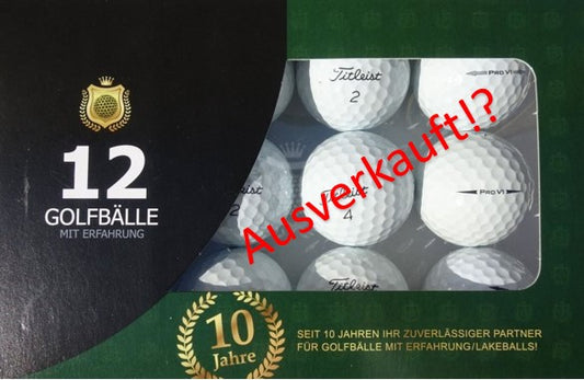 Golfbälle / Lakeballs ausverkauft? Was nun...
