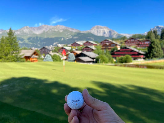 Mit TopBall im Golf Club Crans-sur-Sierre (Severiano Ballesteros)