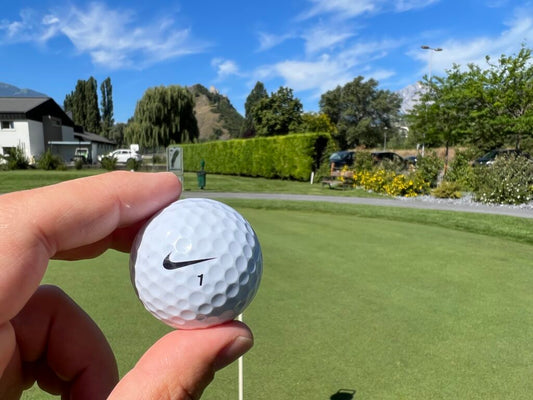 Mit TopBall im Golfclub Sion