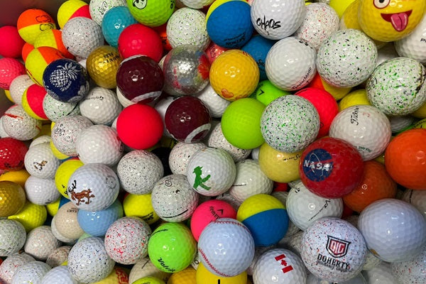 Coole Golfbälle
