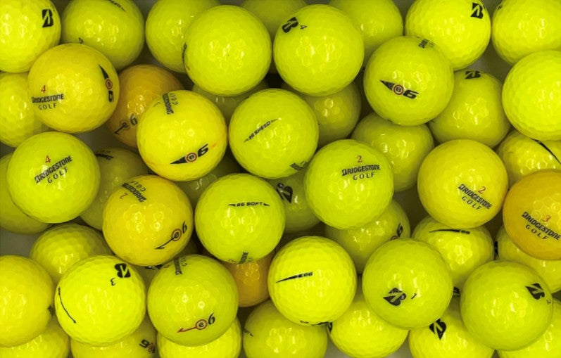 Bridgestone E6 Lakeballs gelb – gebrauchte Golfbälle mit Erfahrung im TopBall Netz