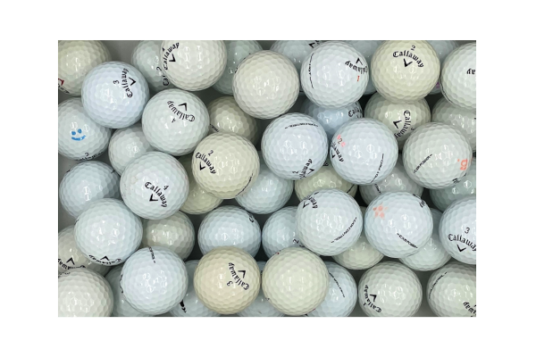Gebrauchte Callaway Golfbälle im 50er Netz in gutem Zustand, recycelte Golfbälle günstig kaufen