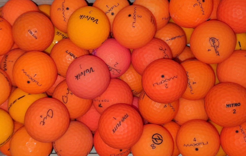 Farbige Color Matt Orange Mix