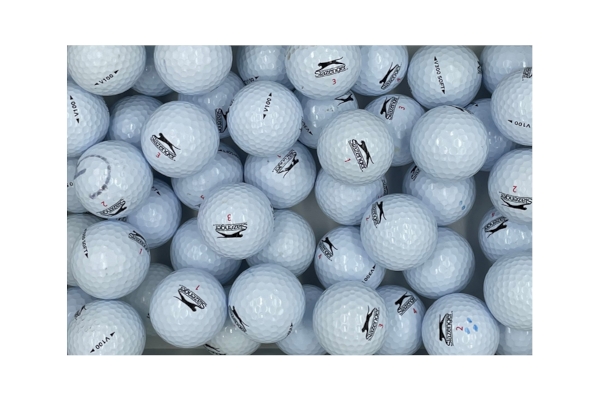 Gebrauchte Slazenger Golfbälle im 50er Netz in gutem Zustand, recycelte Golfbälle günstig kaufen
