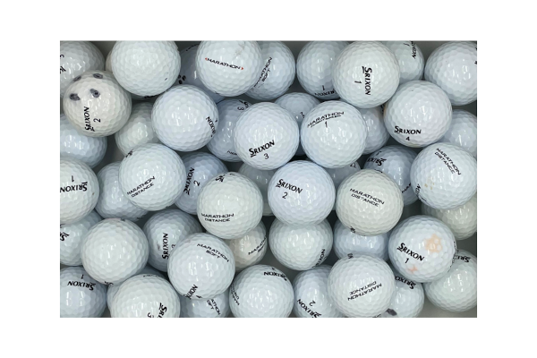 Gebrauchte Srixon Marathon Golfbälle im 50er Netz in gutem Zustand, recycelte Golfbälle günstig kaufen