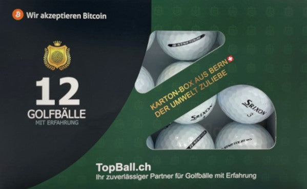 ⛳ Srixon Q-Star Tour Lakeballs – 12 gebrauchte Premium-Golfbälle mit Erfahrung in der TopBall Box, geliefert aus Bern