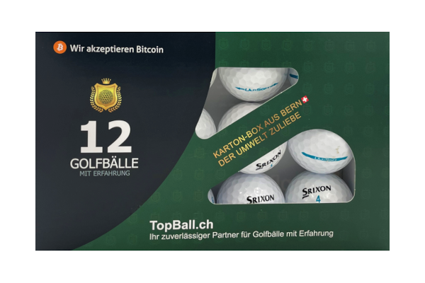 Gebrauchte Srixon Ultisoft Golfbälle im 12er Set in gutem Zustand, recycelte Golfbälle günstig kaufen