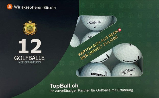 ⛳ Titleist Tour Soft Lakeballs – 12 gebrauchte Golfbälle mit Erfahrung in der TopBall Box, geliefert aus Bern