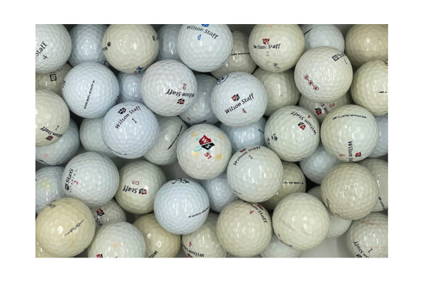 Gebrauchte Wilson Staff Golfbälle im 50er Netz in gutem Zustand, recycelte Golfbälle günstig kaufen