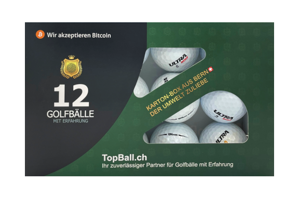 Gebrauchte Wilson Ultra Golfbälle im 12er Netz in gutem Zustand, recycelte Golfbälle günstig kaufen