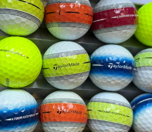 🏌️ TaylorMade Stripe Golfbälle mit Ausrichtungshilfe in der TopBall 12er Box