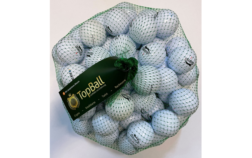 Der Mix aus diversen Slazenger Golfbällen gibt es nun auch im 50er-Netz!