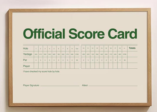 Golf Scorecard verstehen