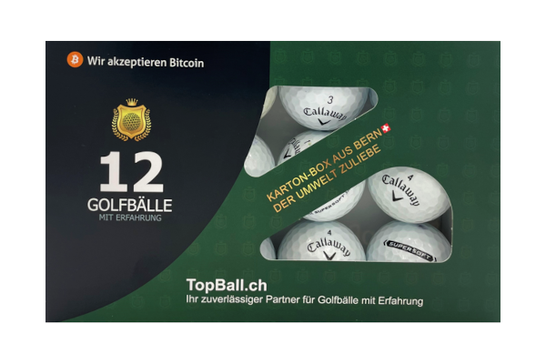 Callaway Supersoft Golfbälle / Lakeballs