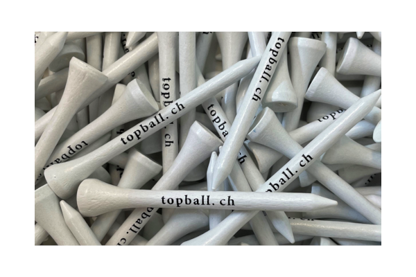 Topball Holztees Weiss