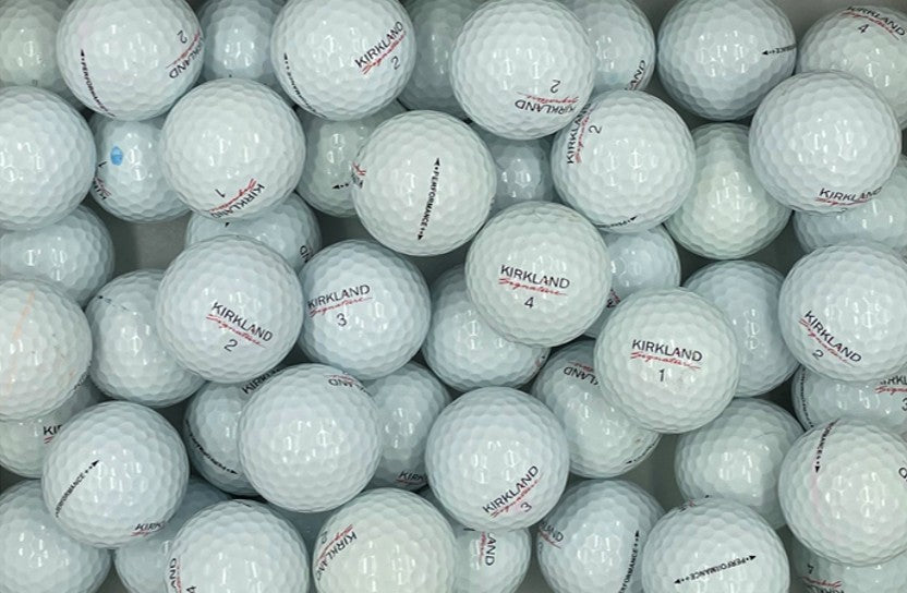 Kirkland Signature Mix – 50 gebrauchte Golfbälle (Lakeballs) im TopBall Netz