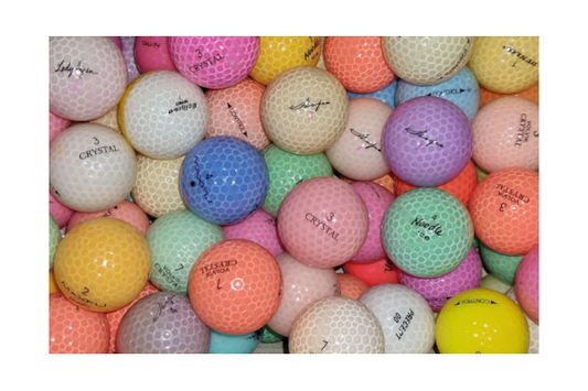 Farbige Crystal Golfbälle Mix
