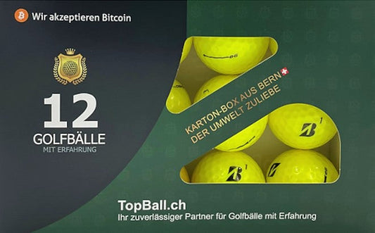 Bridgestone E6 Gelb – gebrauchte Golfbälle von TopBall