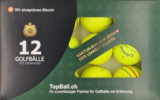 Callaway Chrome Soft Gelb – gebrauchte Golfbälle von TopBall