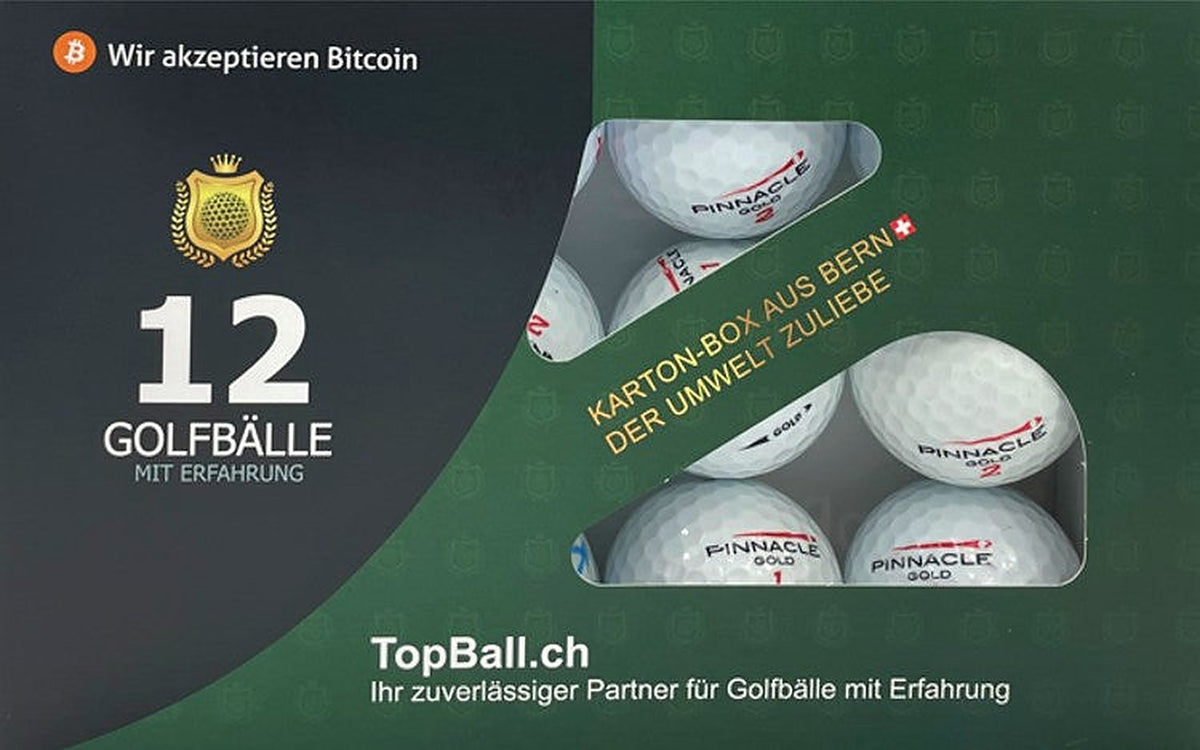 Pinnacle Gold – gebrauchte Golfbälle von TopBall