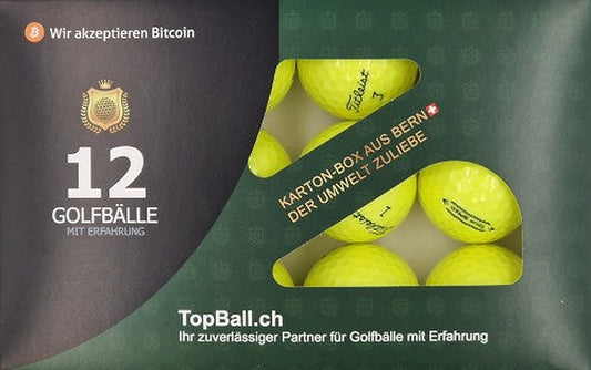 Titleist Tour Speed Gelb – gebrauchte Golfbälle von TopBall