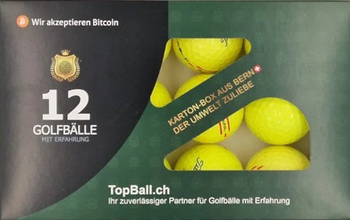 Titleist TruFeel Gelb – gebrauchte Golfbälle von TopBall